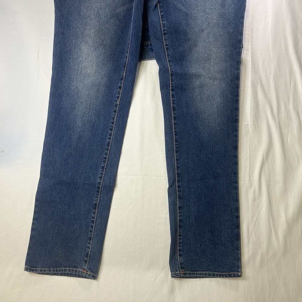 True Religion Geno Relaxed Slim Jeans‎ Mens 33 Flap Pocket Medium Wash Denim - Picture 8 of 9